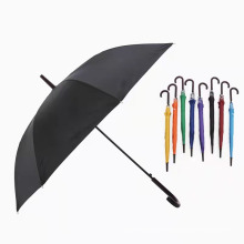 Amazon Popular All Fiber Business Straight Handle Gift Advertising Umbrella